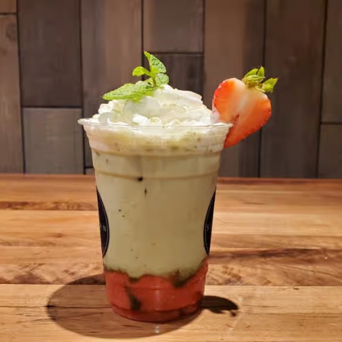 Iced Strawberry Matcha Latte