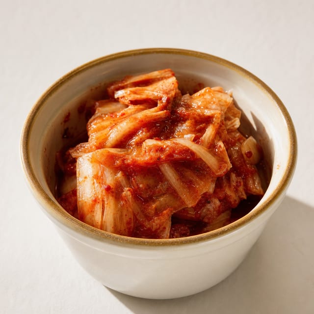 Kimchi (Korean Pickled Cabbage).